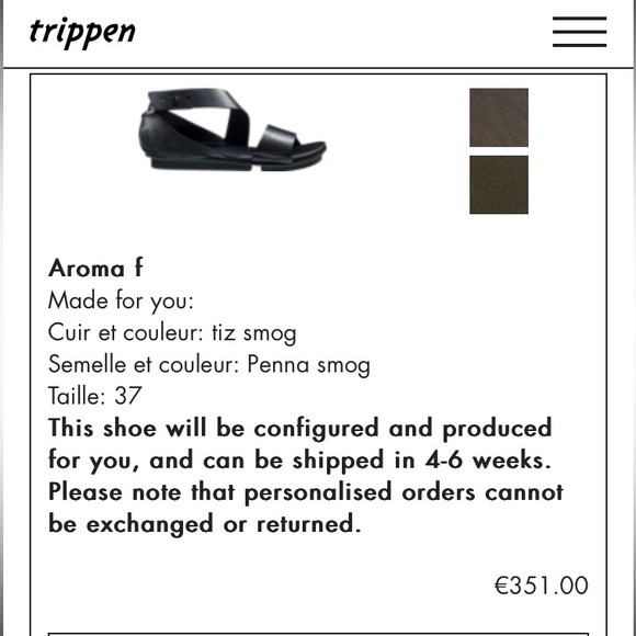 TRIPPEN — ‘Aroma’ …. Gorgeous German manufactured Leather Sandals … Size 37 ❤️ - Picture 4 of 15